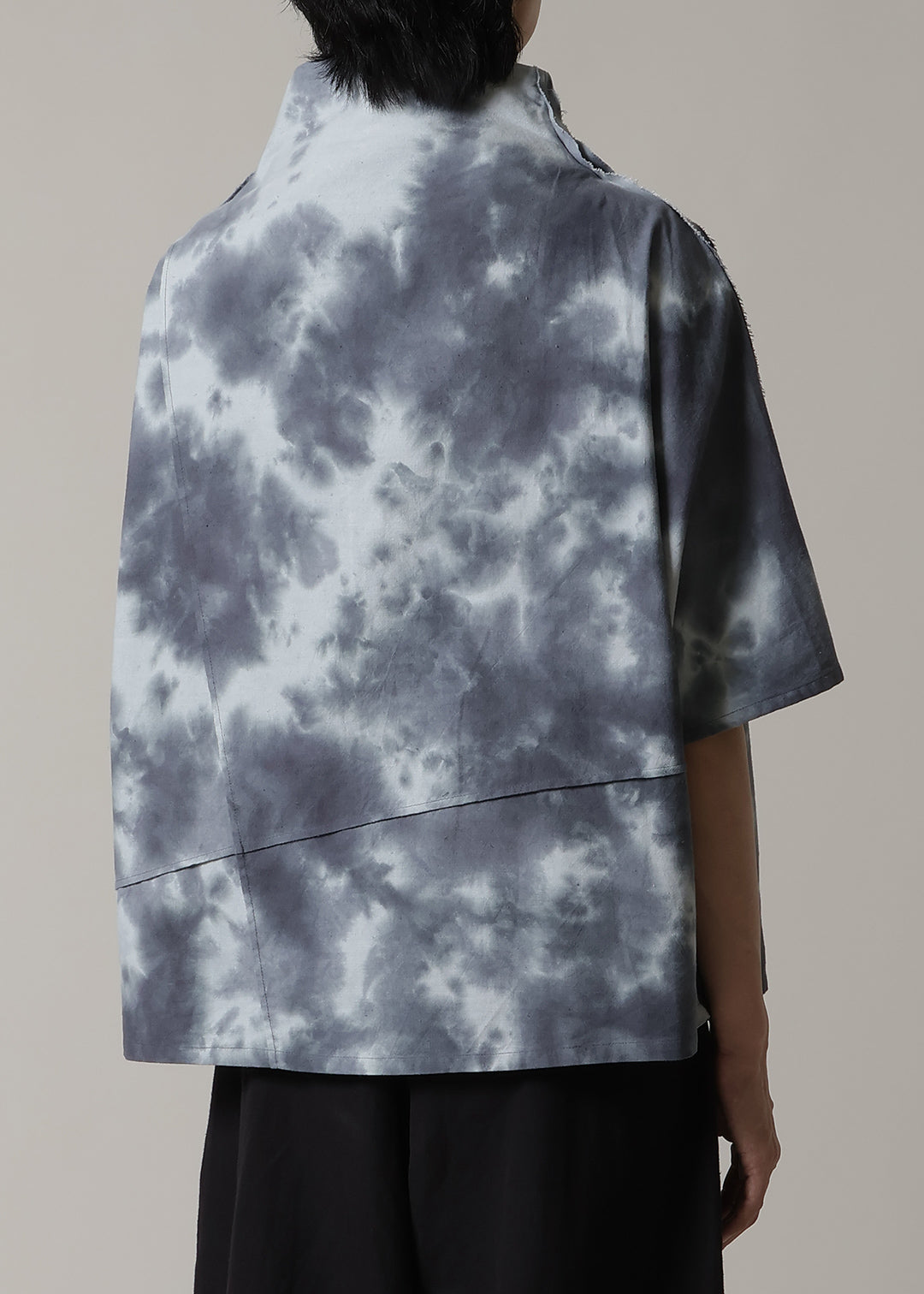 Sculpted Dolman Tops Cloud Dye