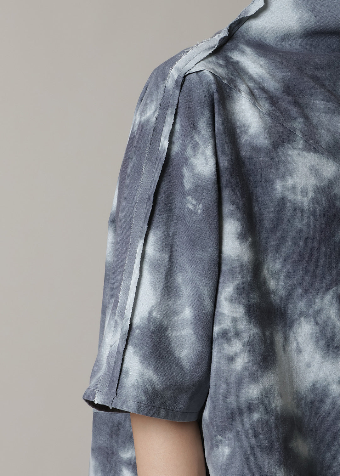 Sculpted Dolman Tops Cloud Dye