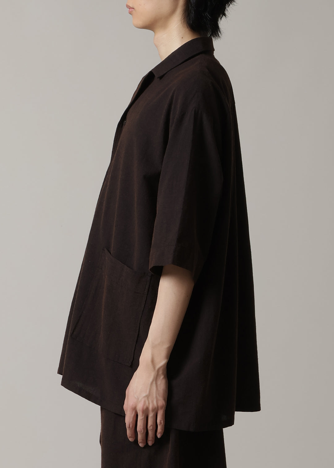 Kaname Open Collar SH Washed 56s