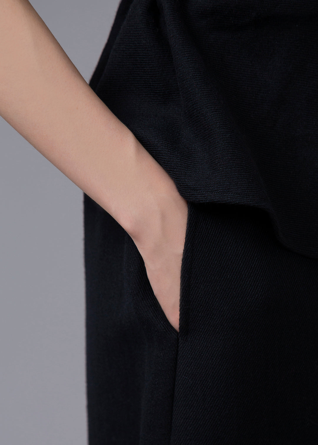 Yuragi Layered Waist PT Wool Khadi