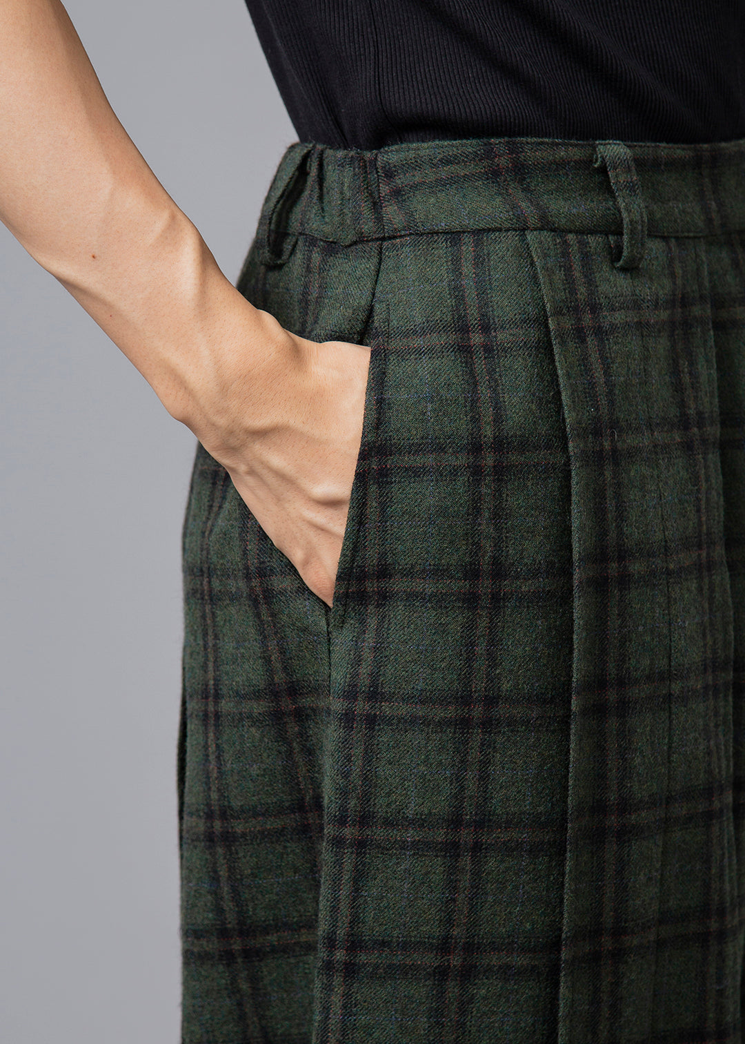 Sculpted Deep Tuck Pants Winterella