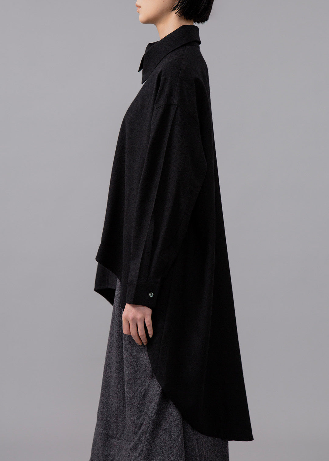 Sculpted Drape Shirt Ornello