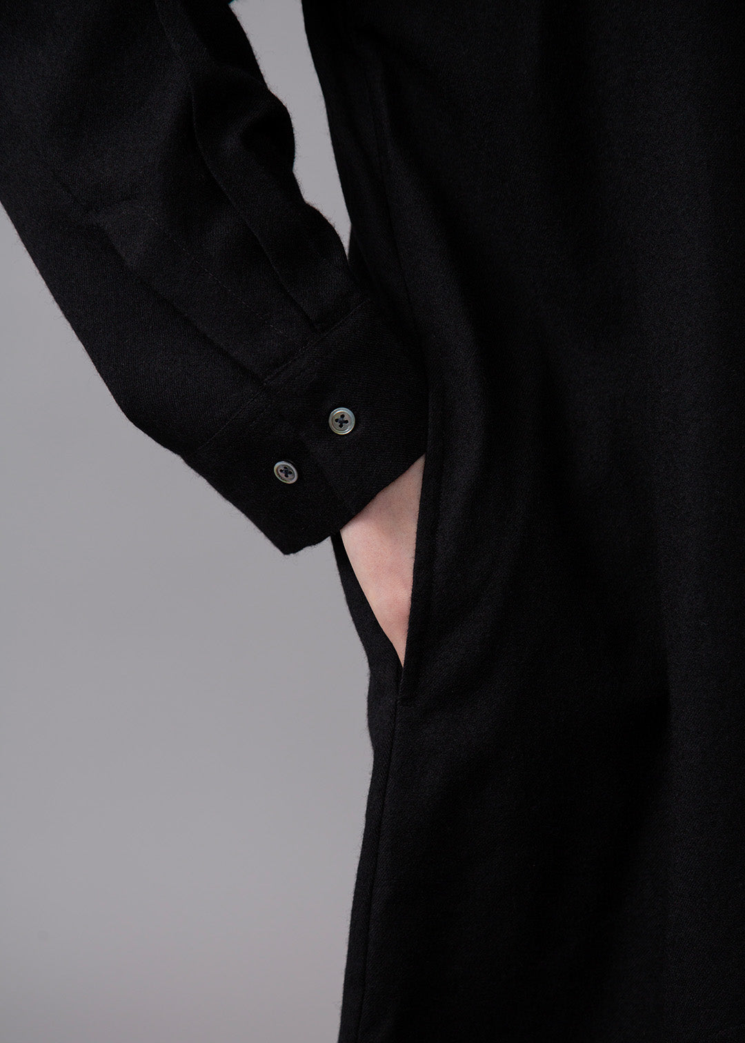 Sculpted Drape Shirt Ornello