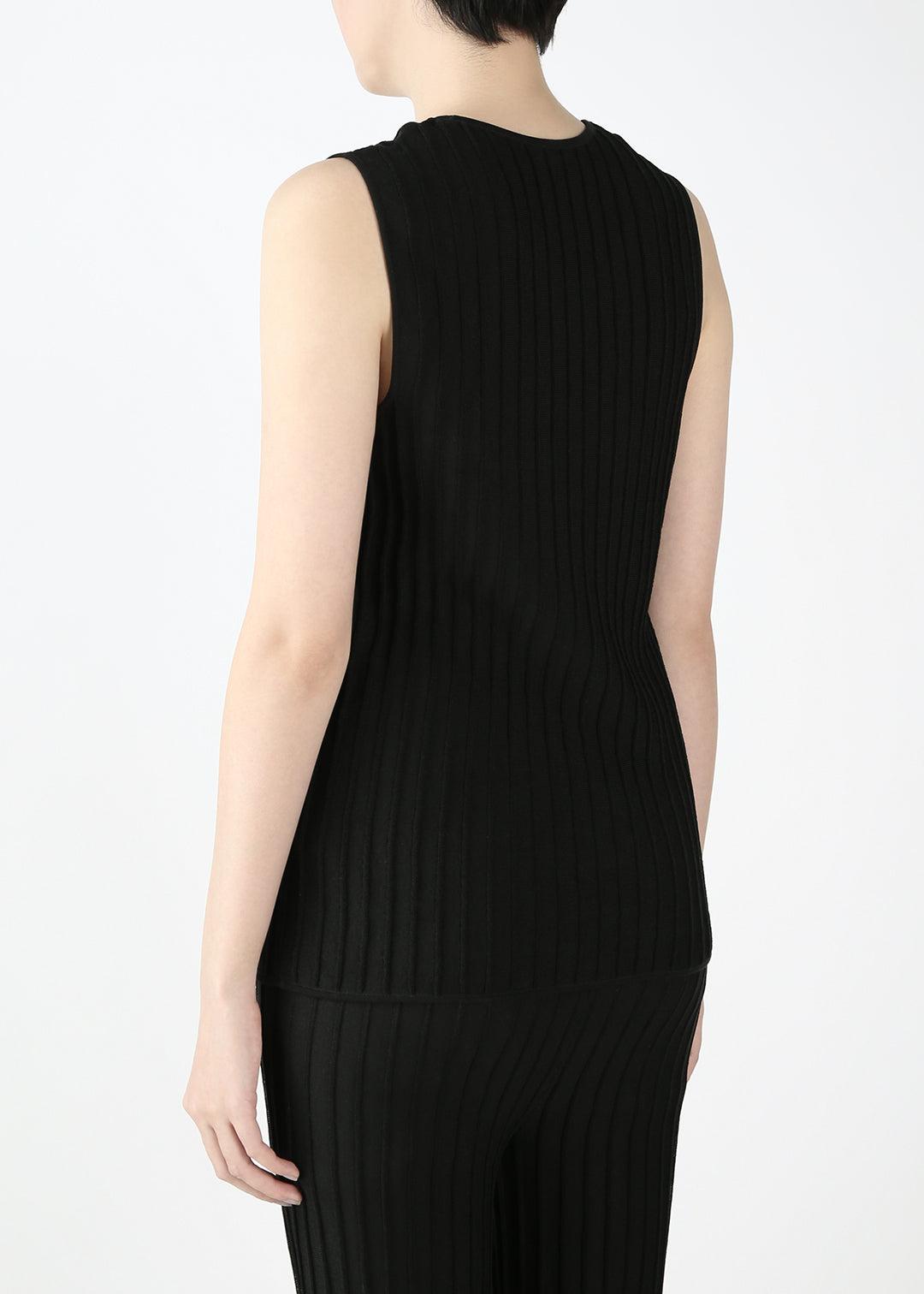 Rib Stripe Tanktop 14gg Cotton