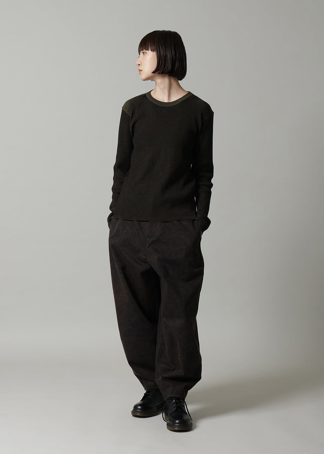Accordion Long Knit 14gg Cotton