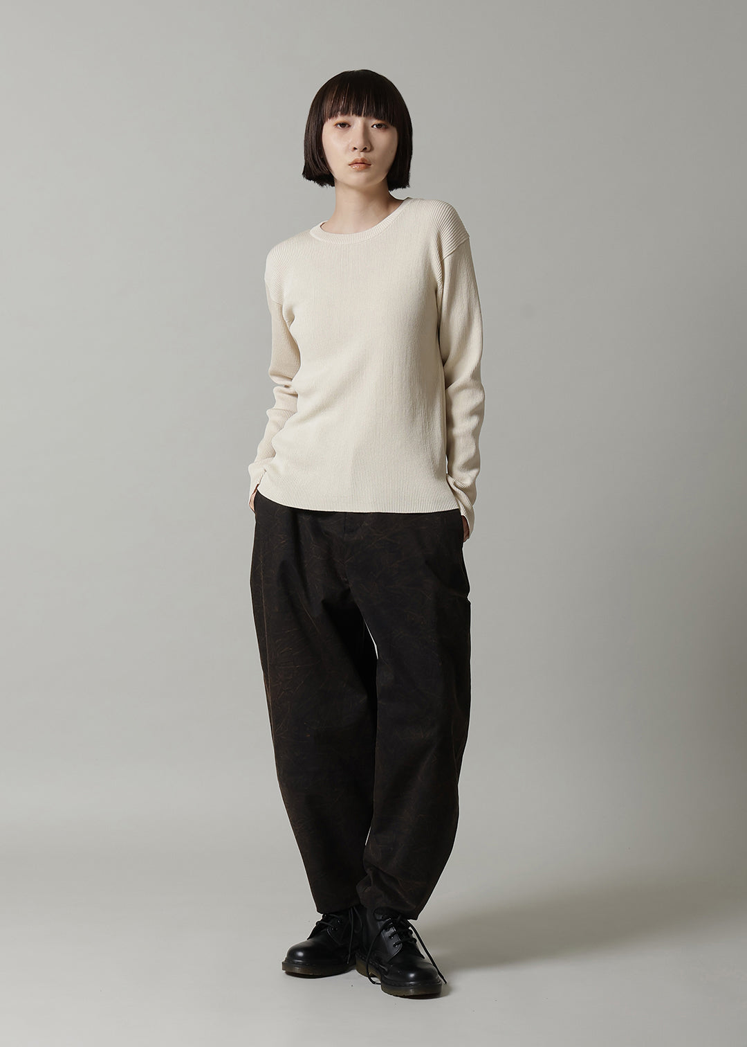 Accordion Long Knit 14gg Cotton