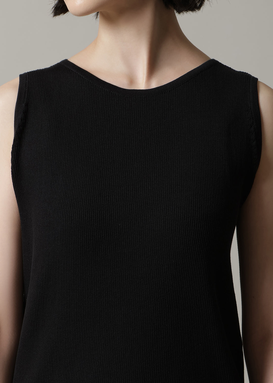 14gg Cotton Boat neck tanktop