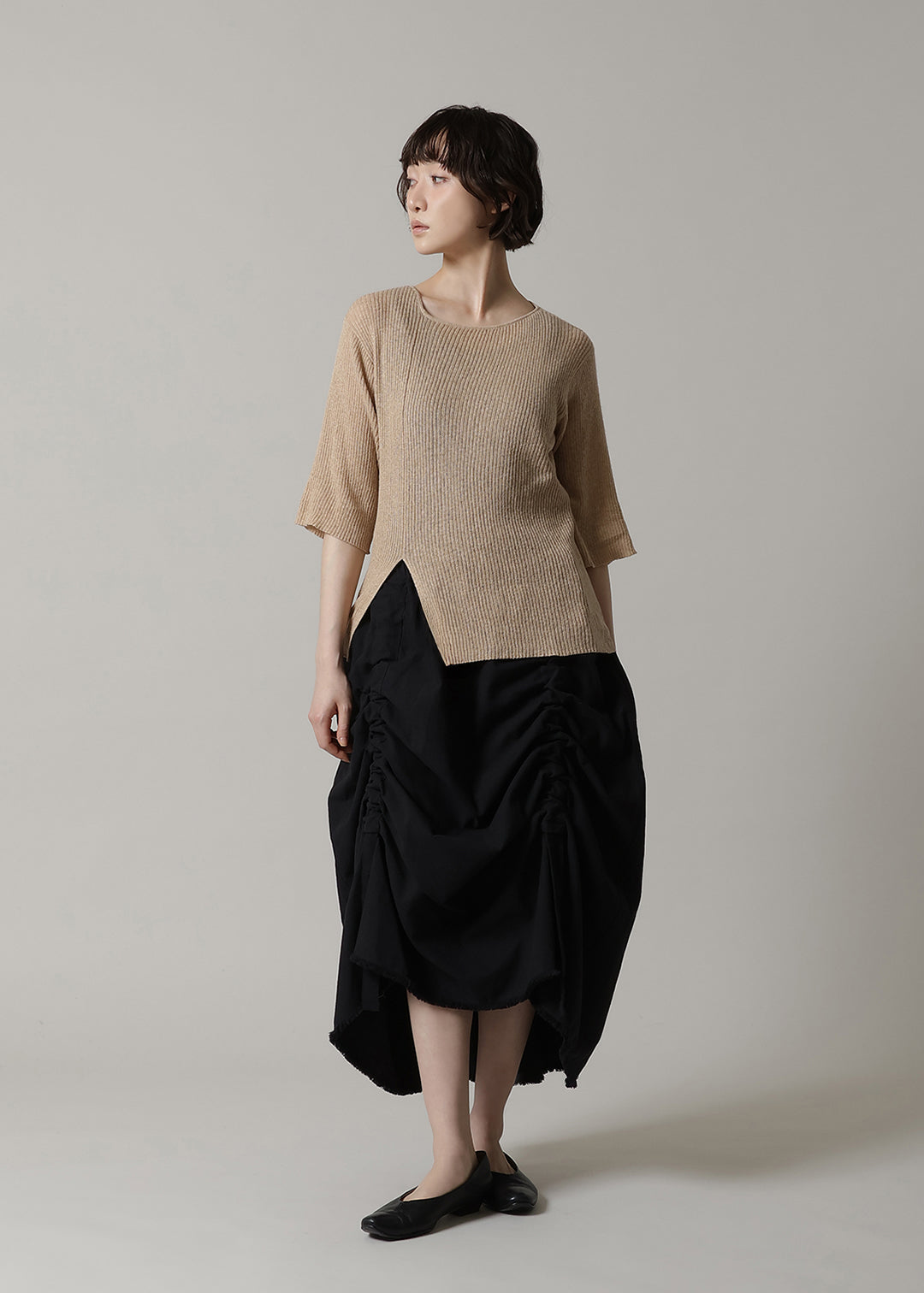 14gg Cotton Color Block T-shirt