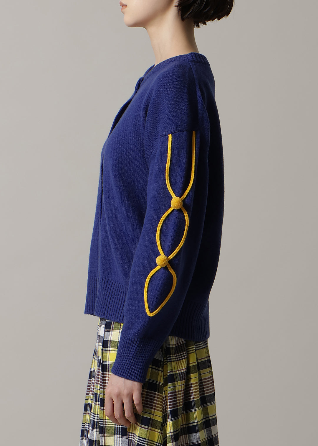 7gg Wool Pom-pom Knit Cardigan