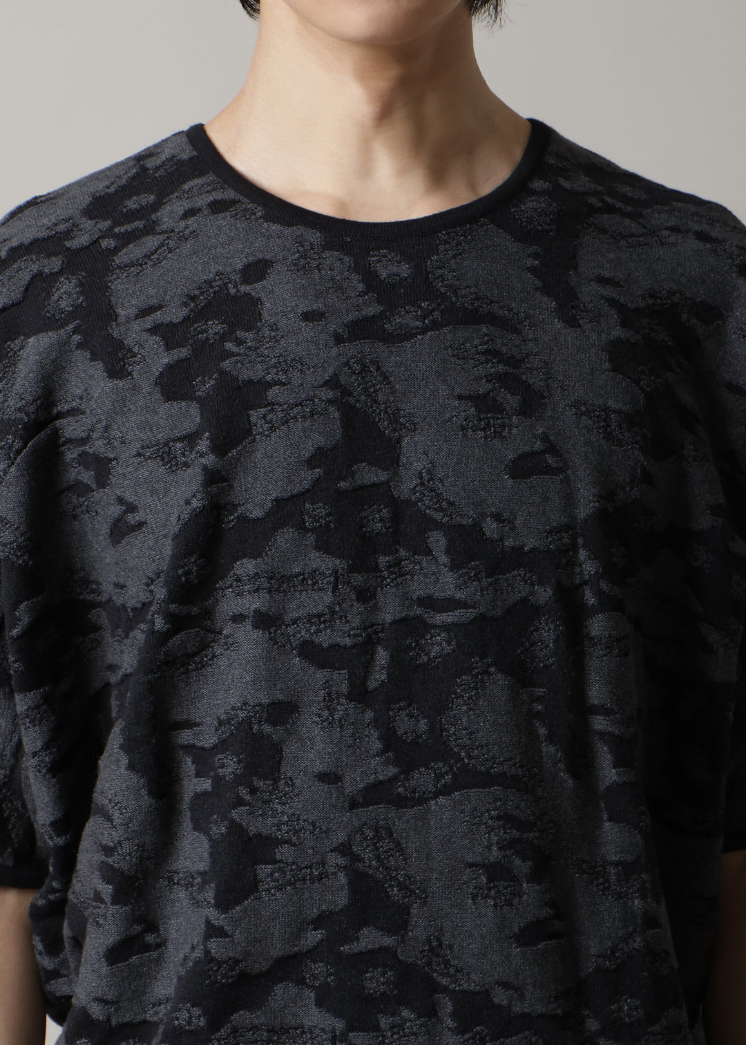 Sculpted Dolman Knit 14gg Cotton