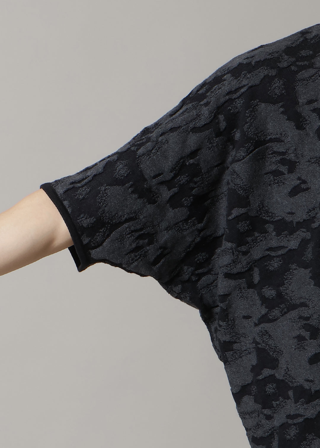 Sculpted Dolman Knit 14gg Cotton