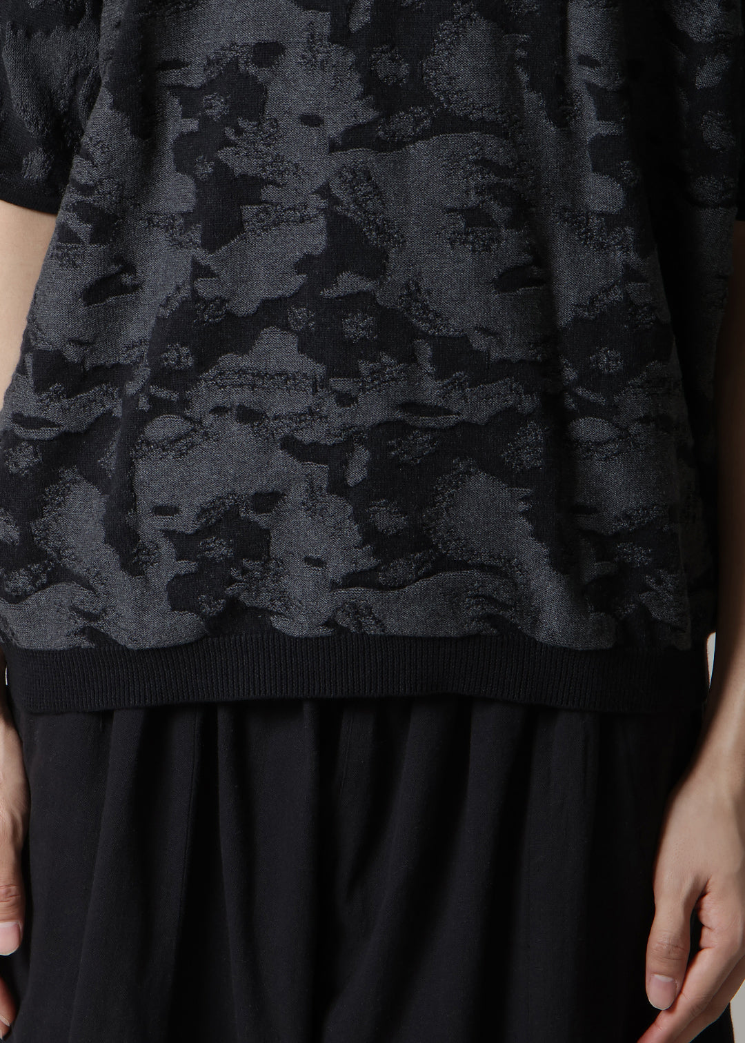 Sculpted Dolman Knit 14gg Cotton