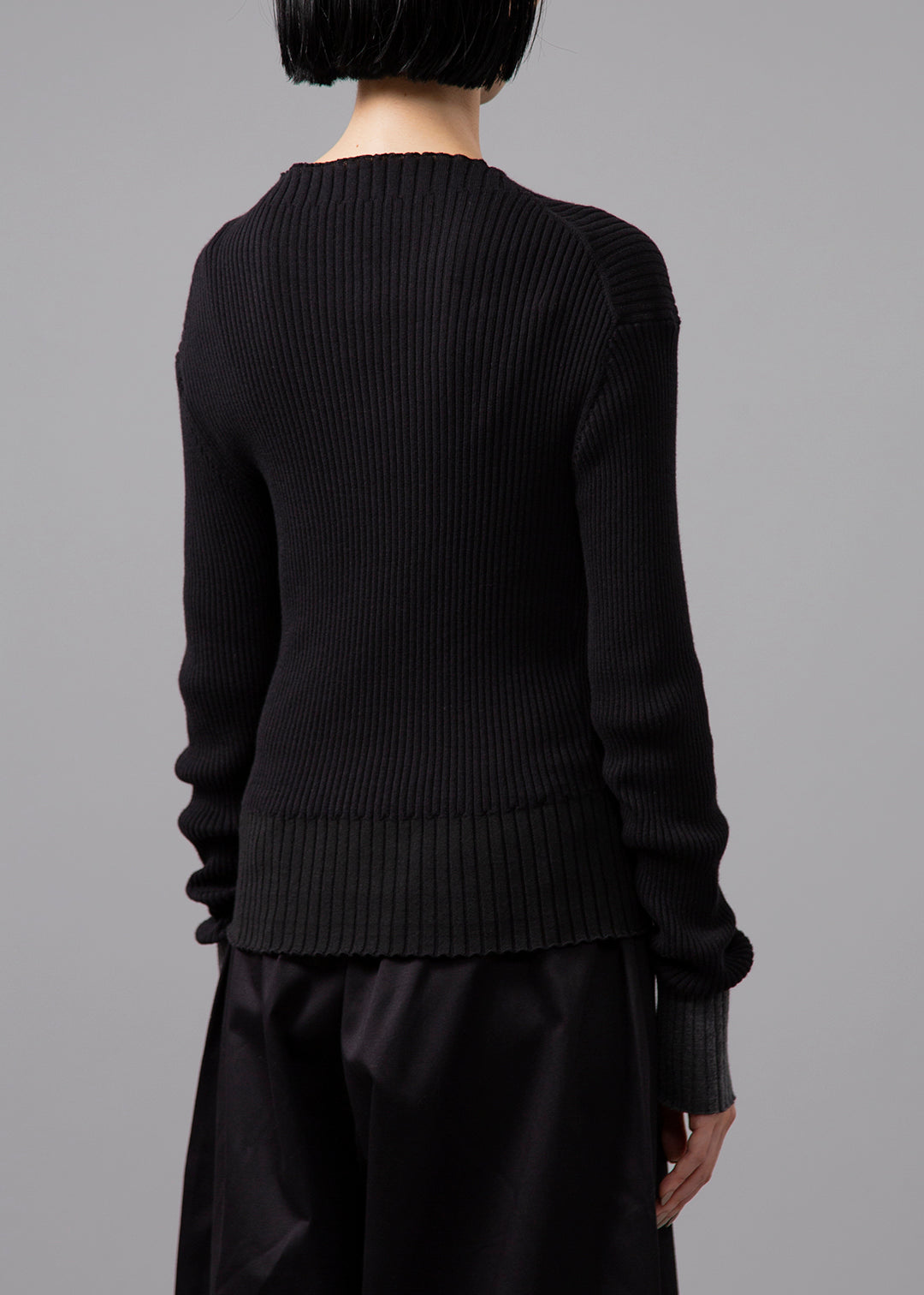 12gg Cotton High Neck Sweater