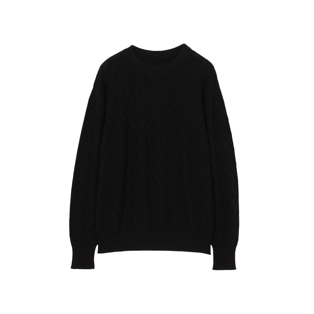Kaname Cross Rib Sweater WoolCotton