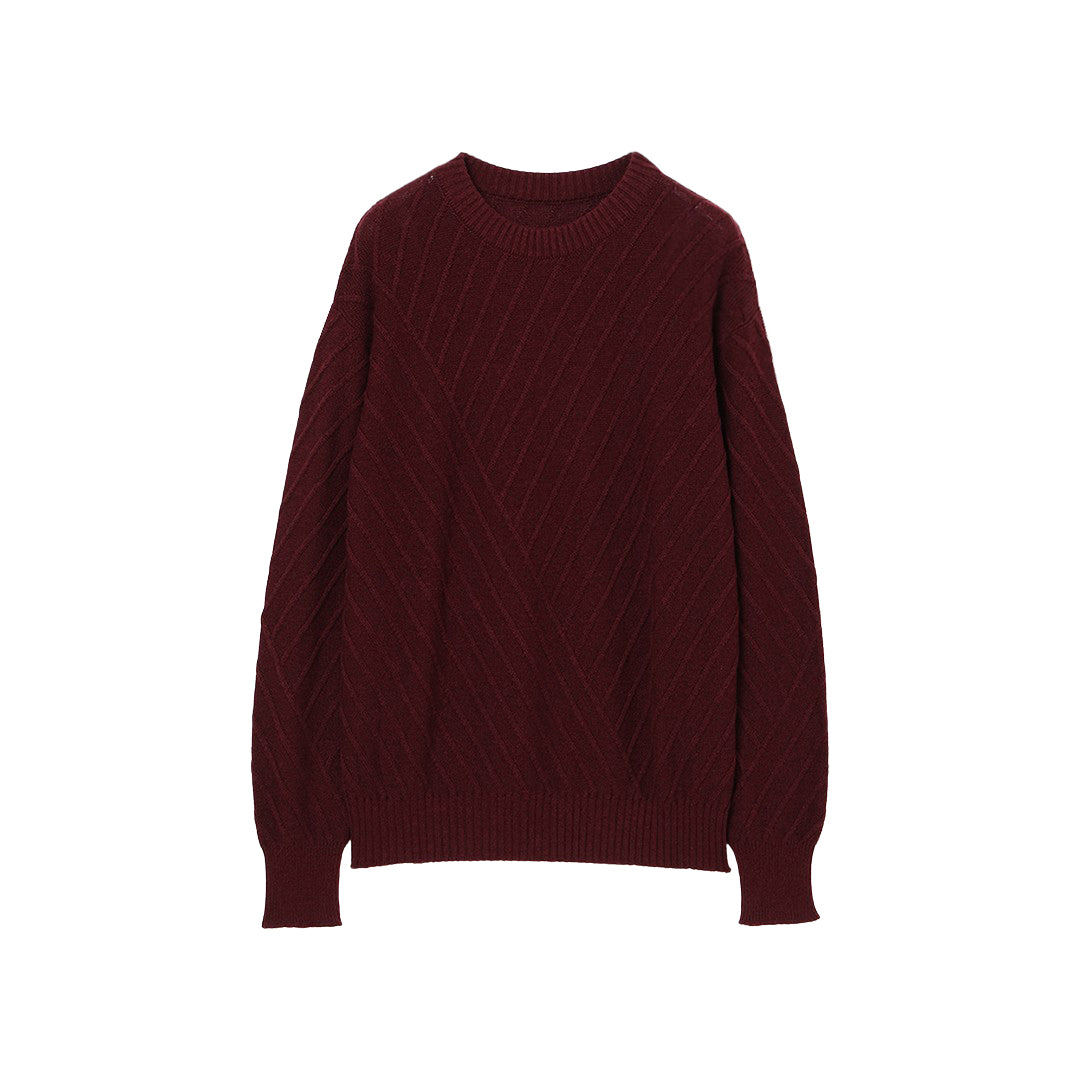 Kaname Cross Rib Sweater WoolCotton