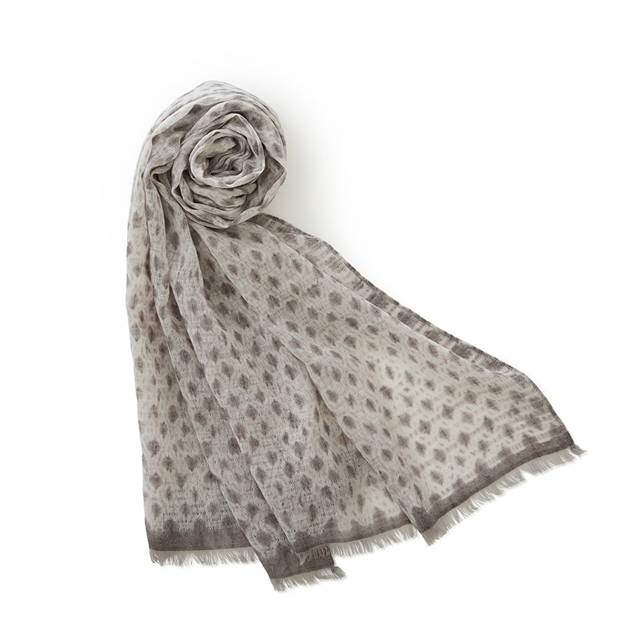 Tie-dye Small Diamond Stole