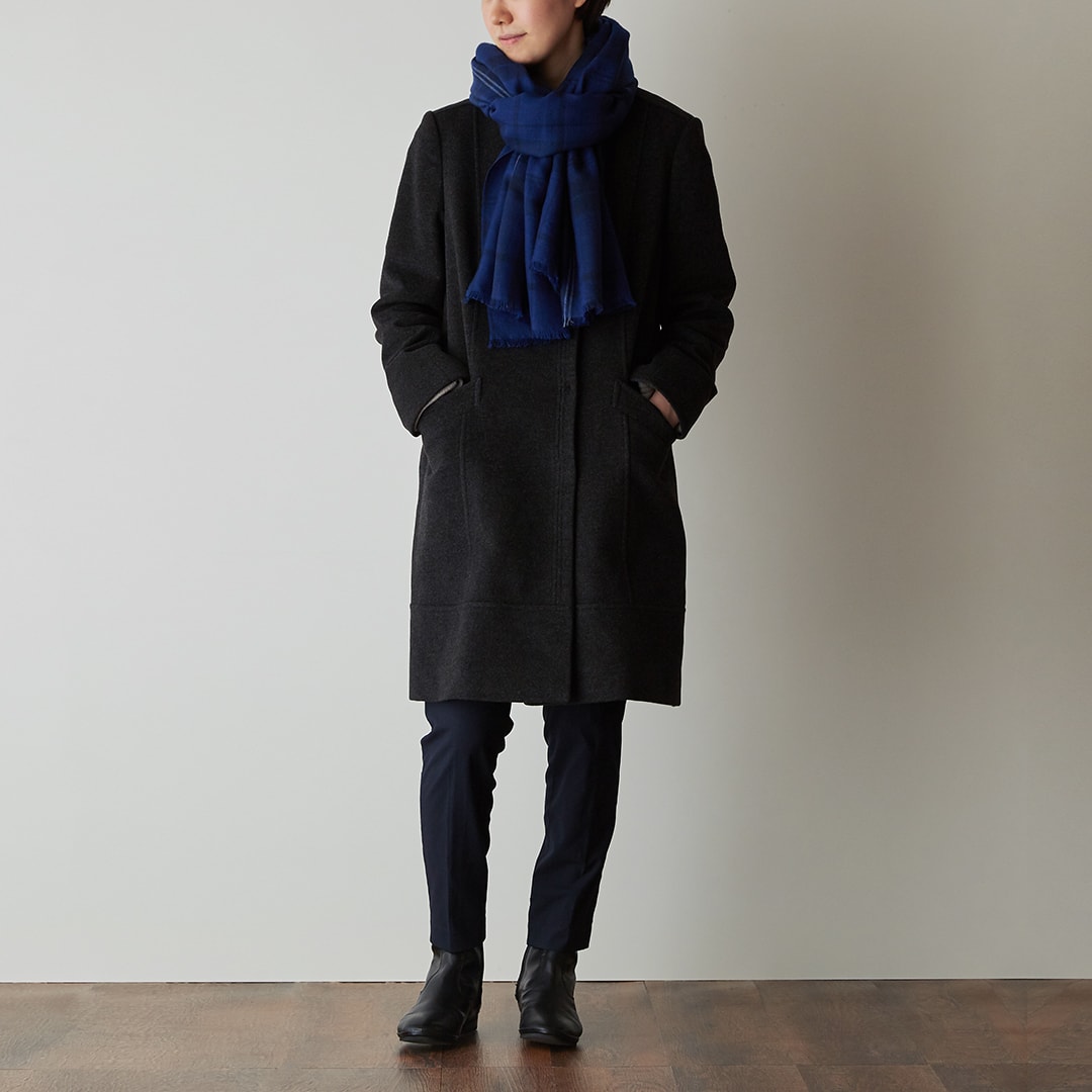Wool Check Stole