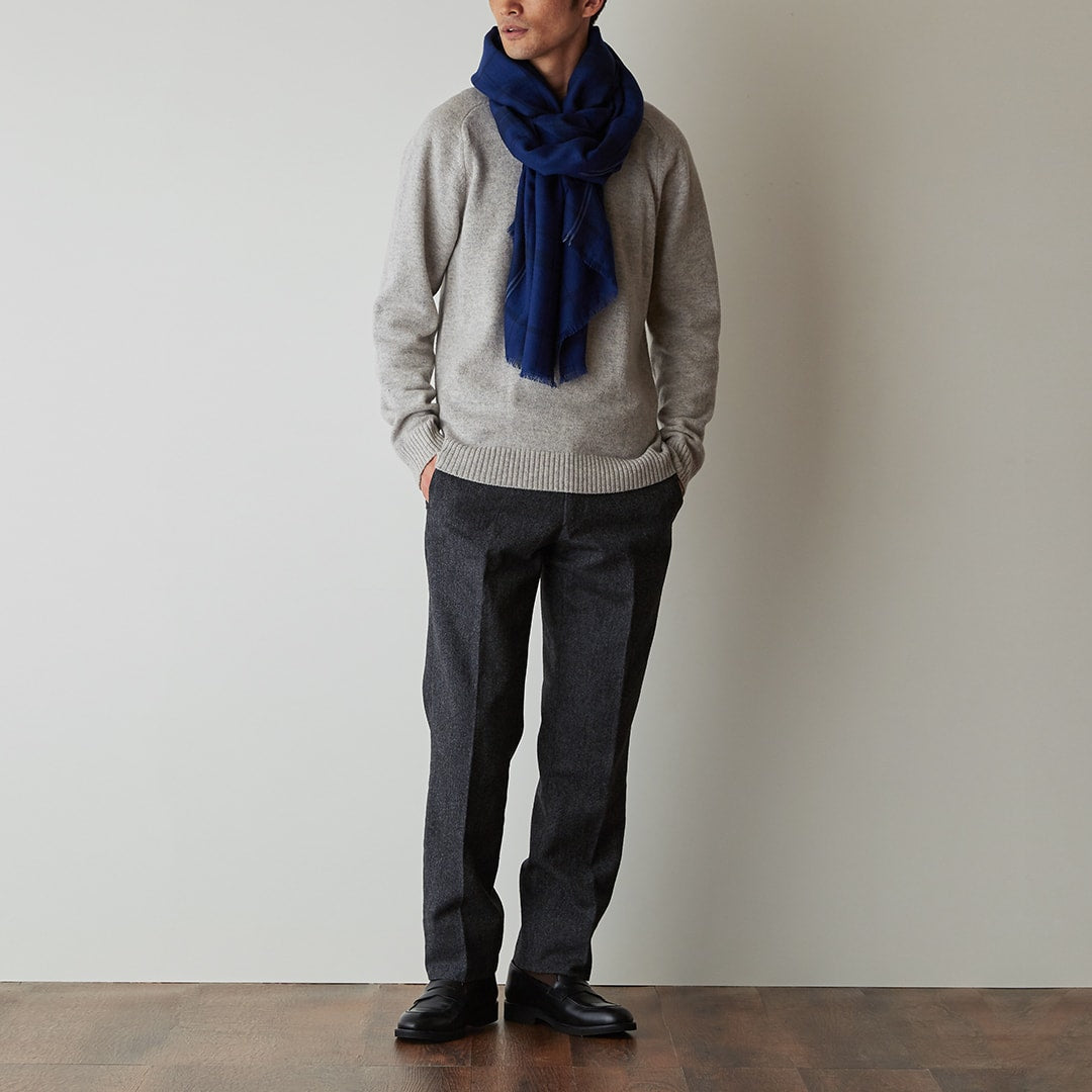 Wool Check Stole