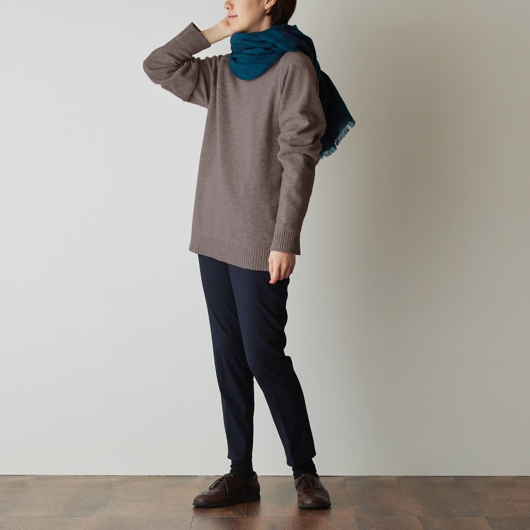 Wool Check Stole