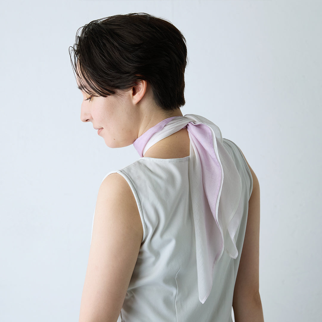 Cashmere Silk Scarf with Ring