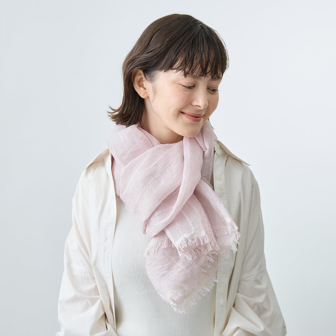 Silk Stripe Stole
