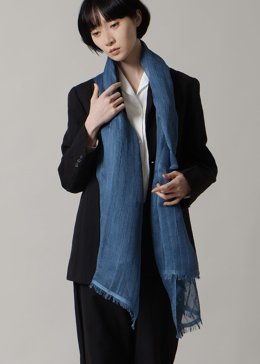 Silk Stripe Stole