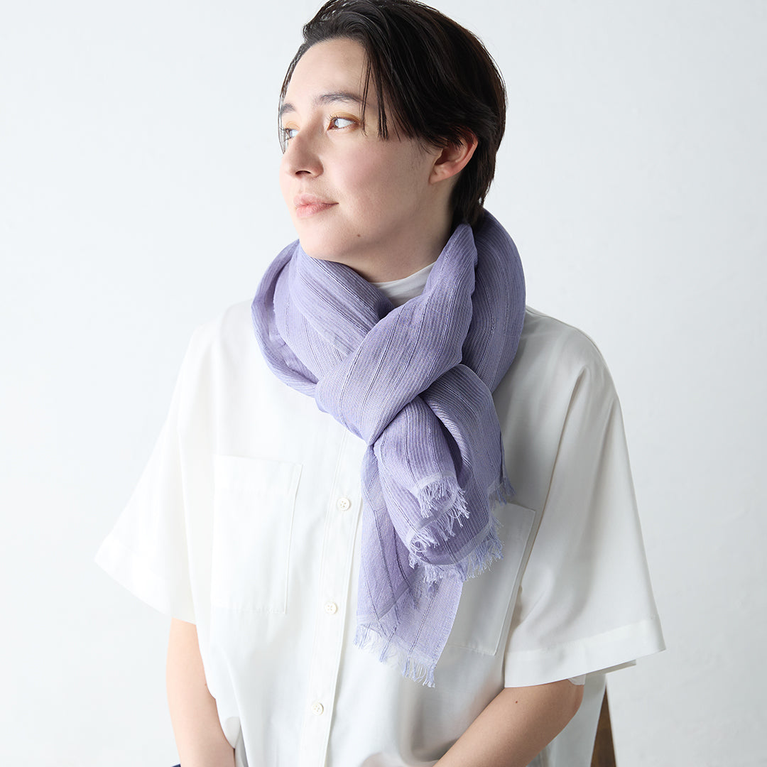 Silk Stripe Stole