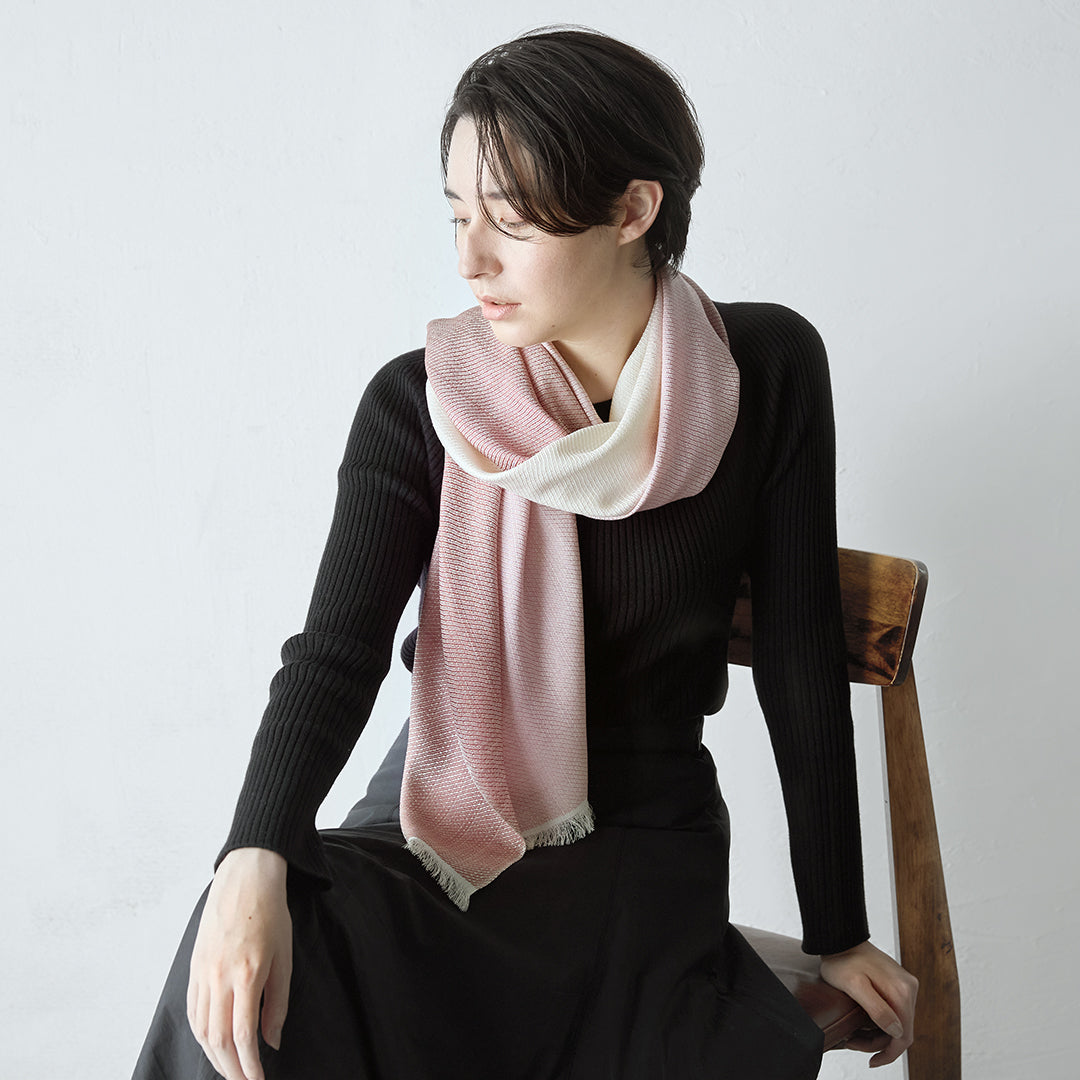 Ikat Gradation Silk Stole