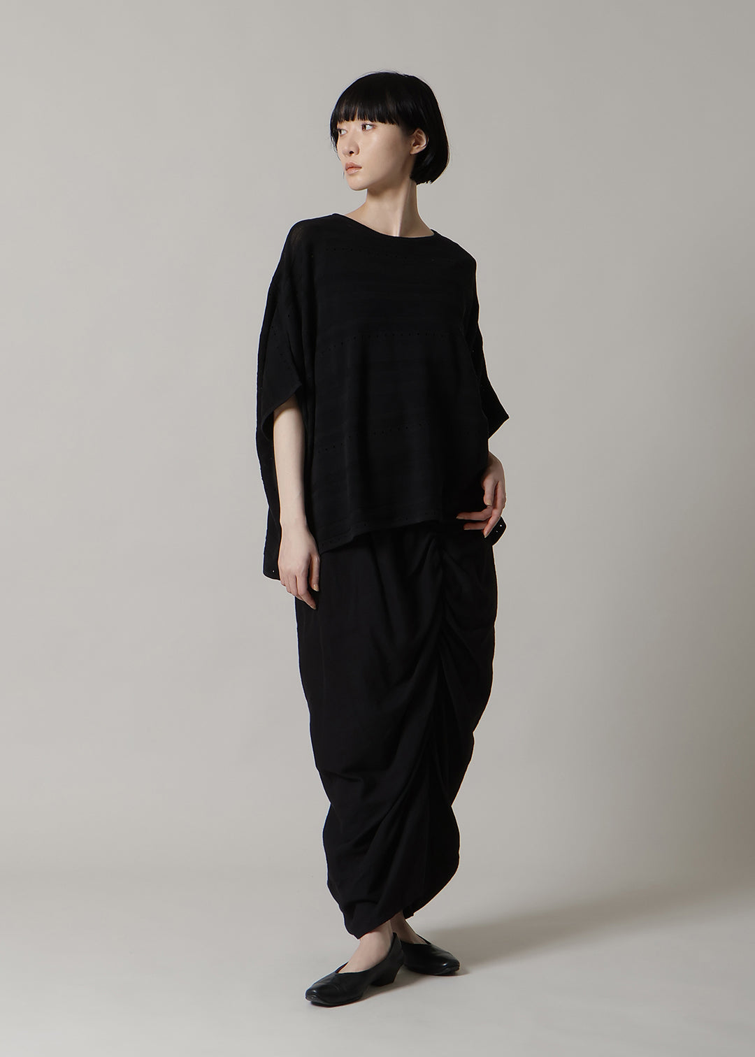 14gg Cotton Random Knit Pullover