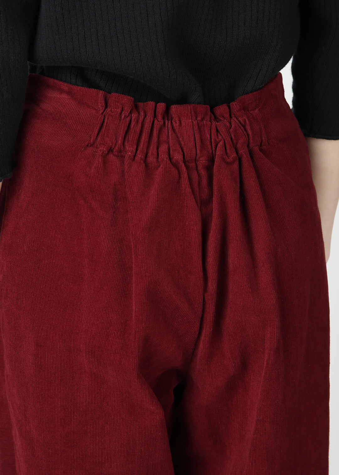 Obi Cropped Pants Corduroy