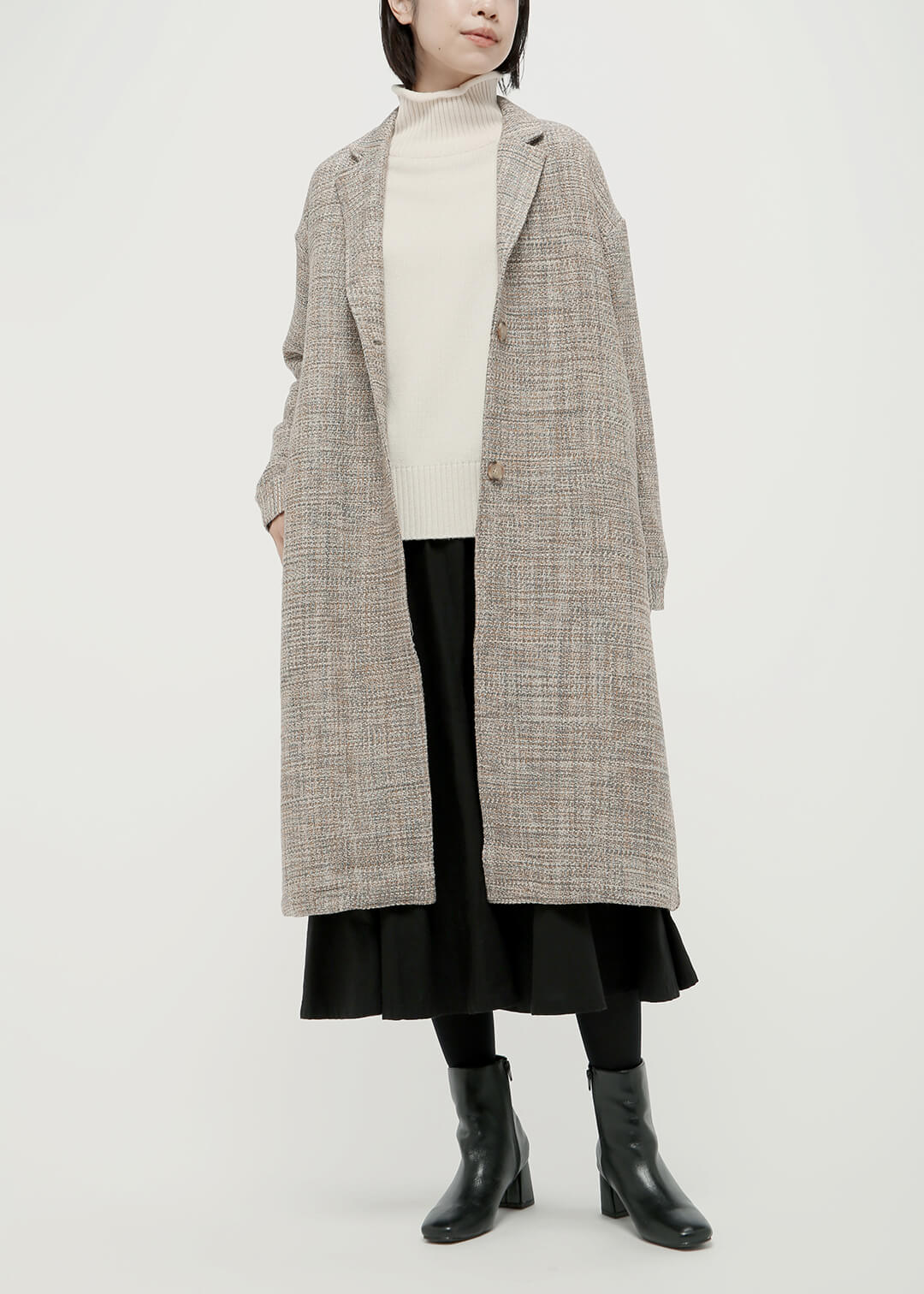 8 pedal Wool Big Chester Coat