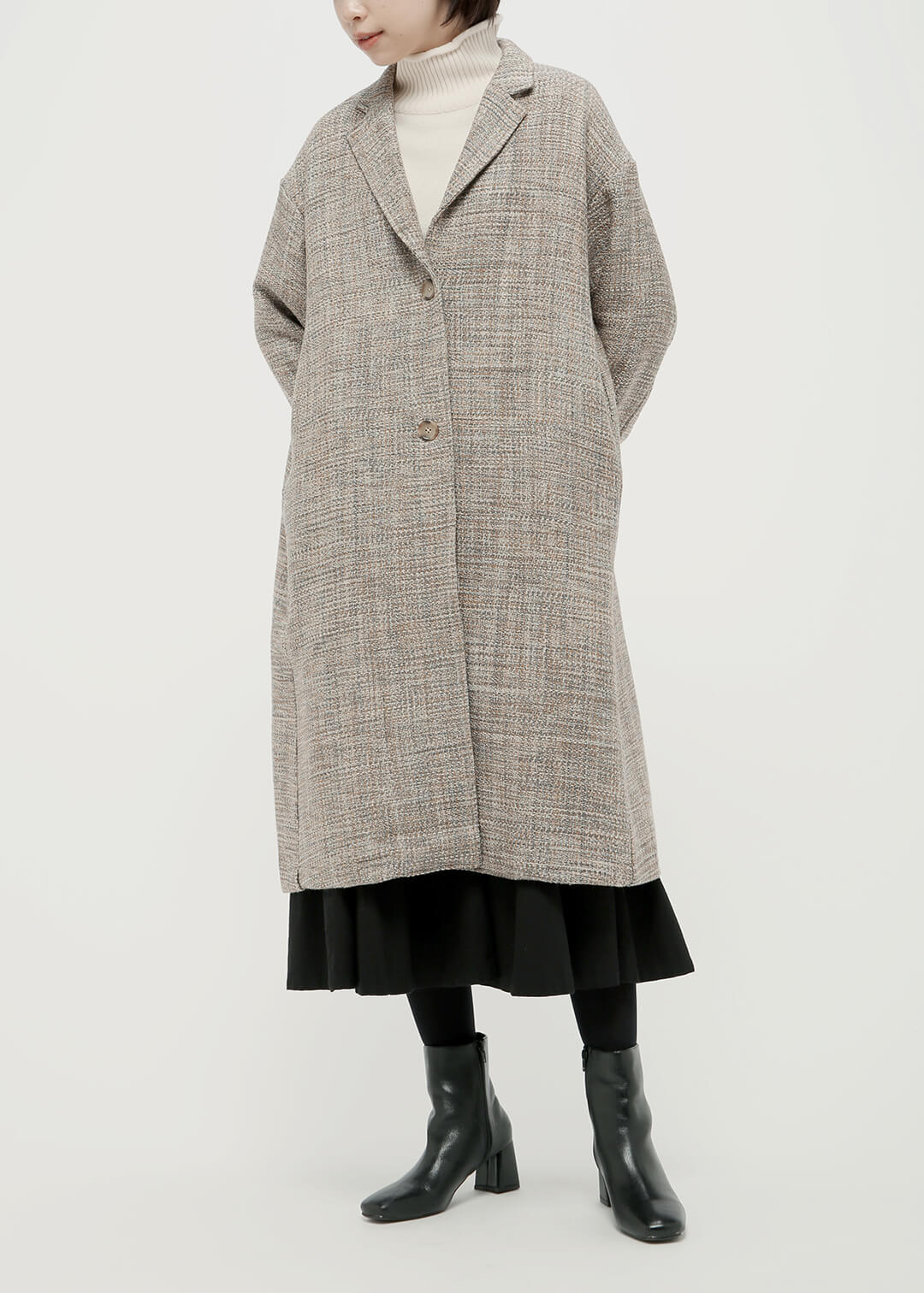 8 pedal Wool Big Chester Coat