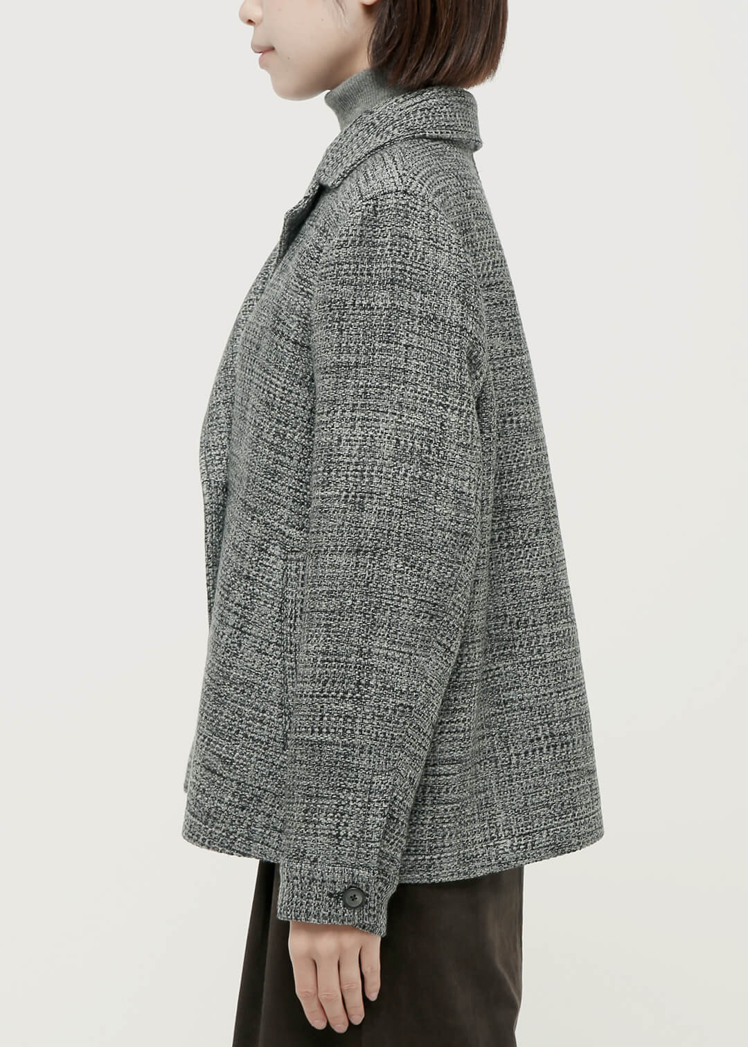 8 pedal Wool Pea Coat