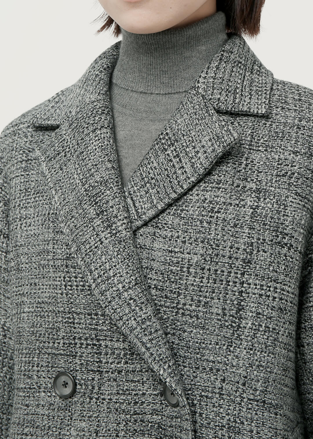 8 pedal Wool Pea Coat
