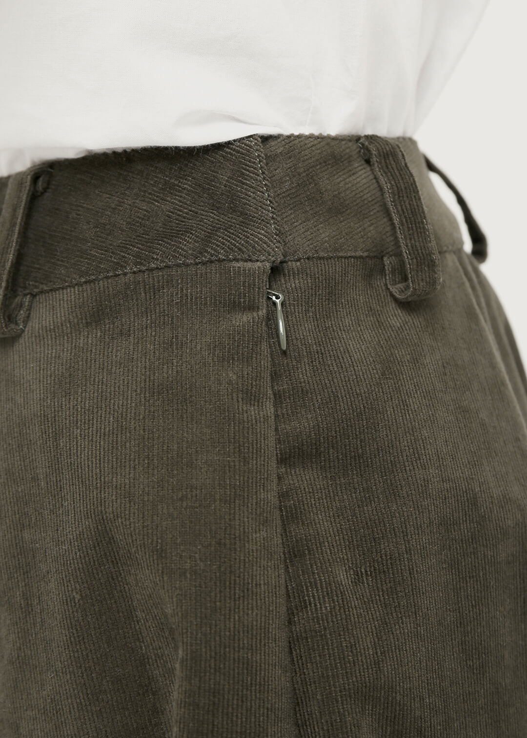 Corduroy Semi Circular Skirt