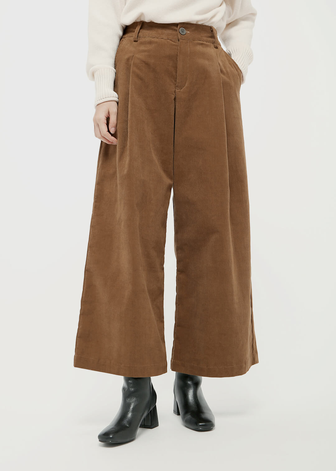Corduroy Wide Pants