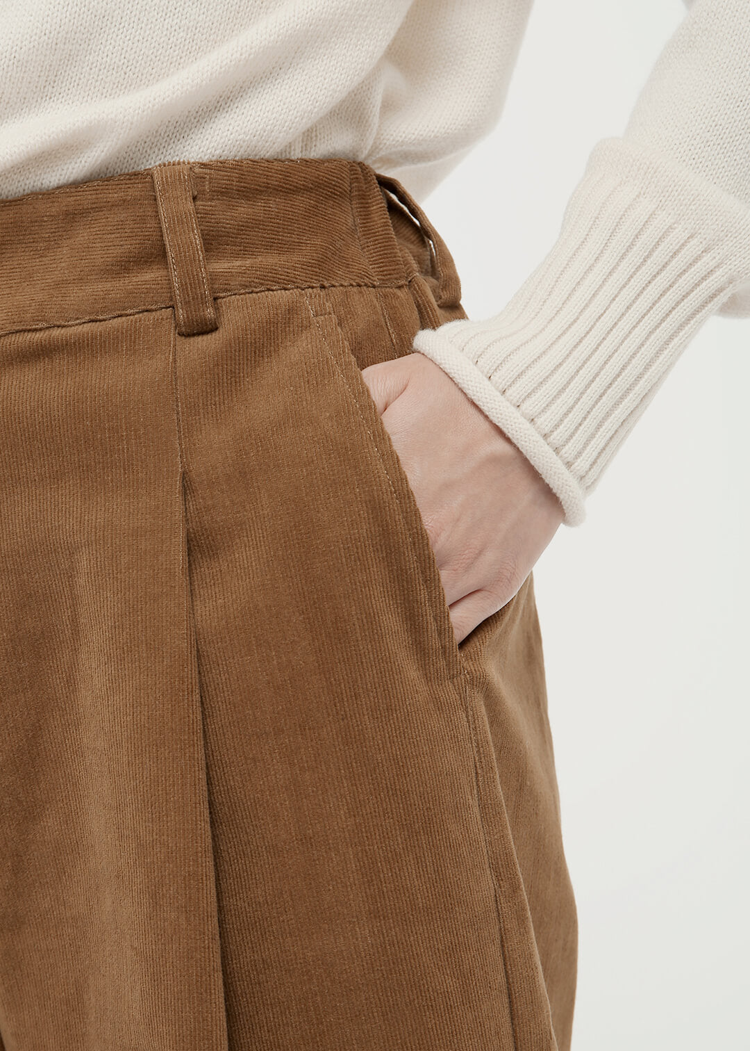 Corduroy Wide Pants