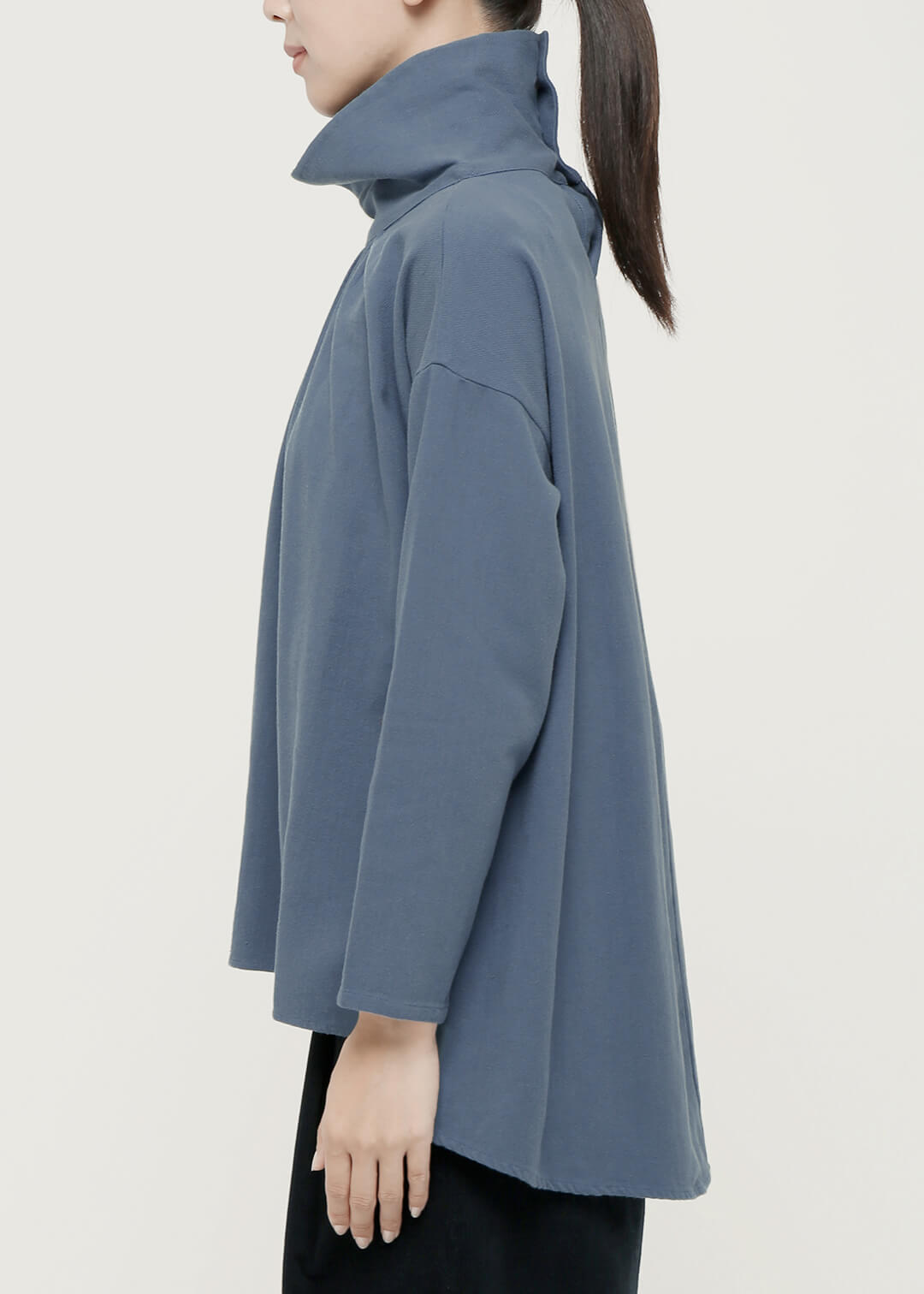56dt twill Khadi Big Collar Tops