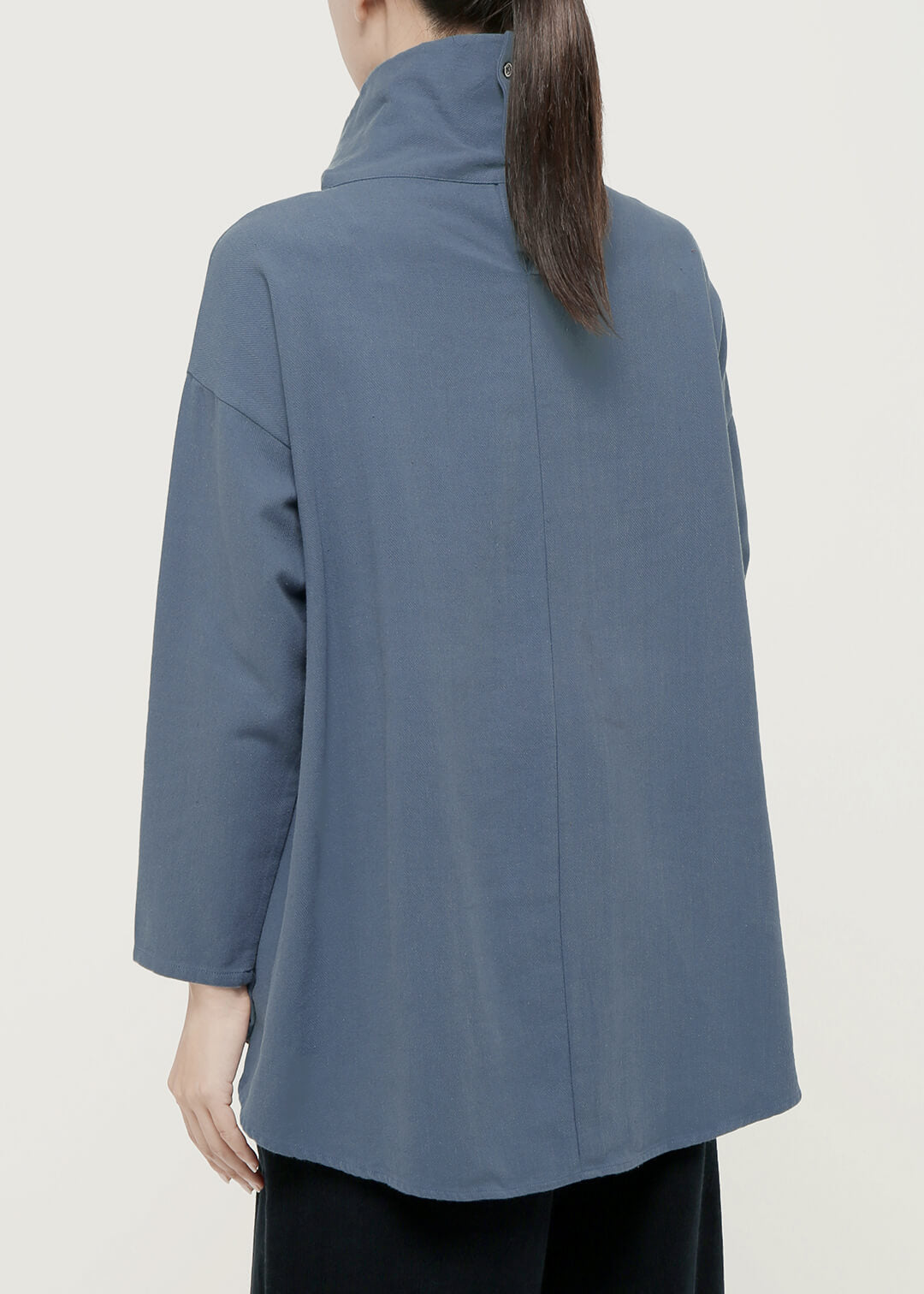 56dt twill Khadi Big Collar Tops