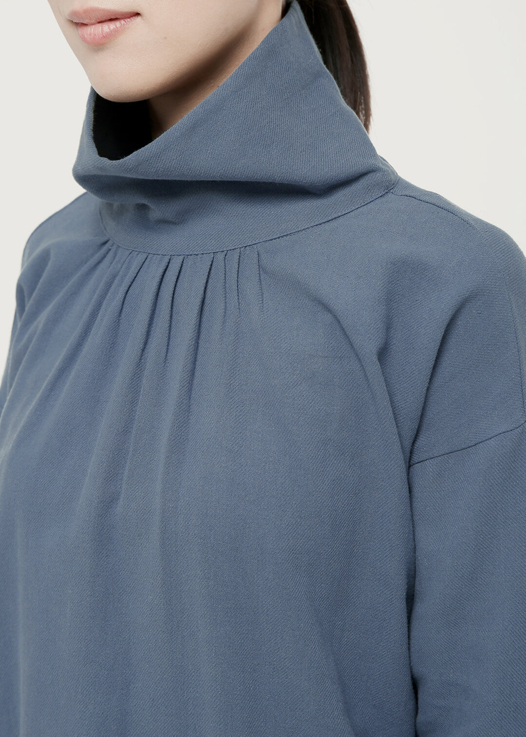 56dt twill Khadi Big Collar Tops