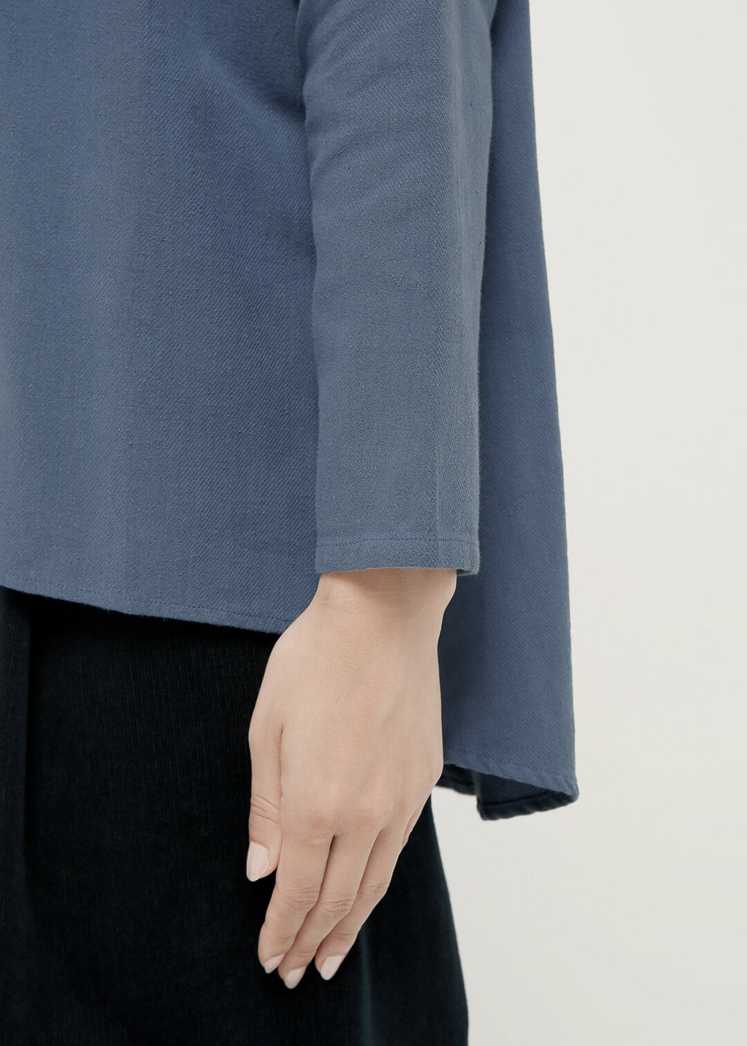 56dt twill Khadi Big Collar Tops