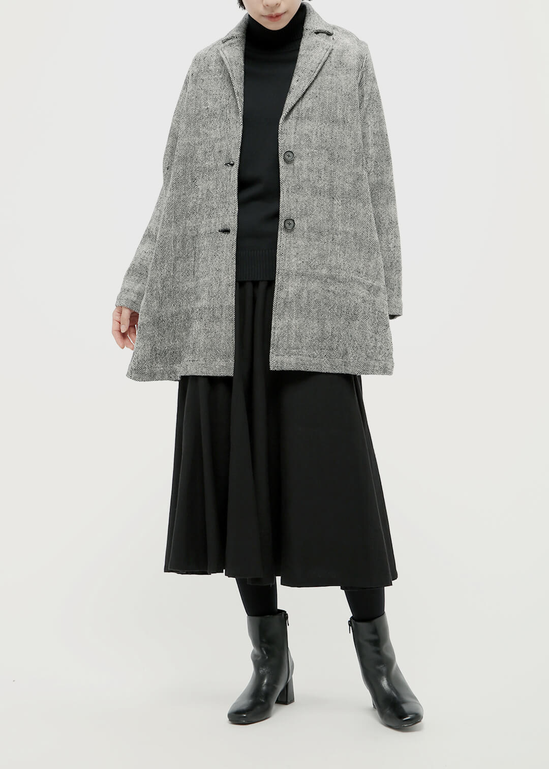 0 Khadi Flare Coat