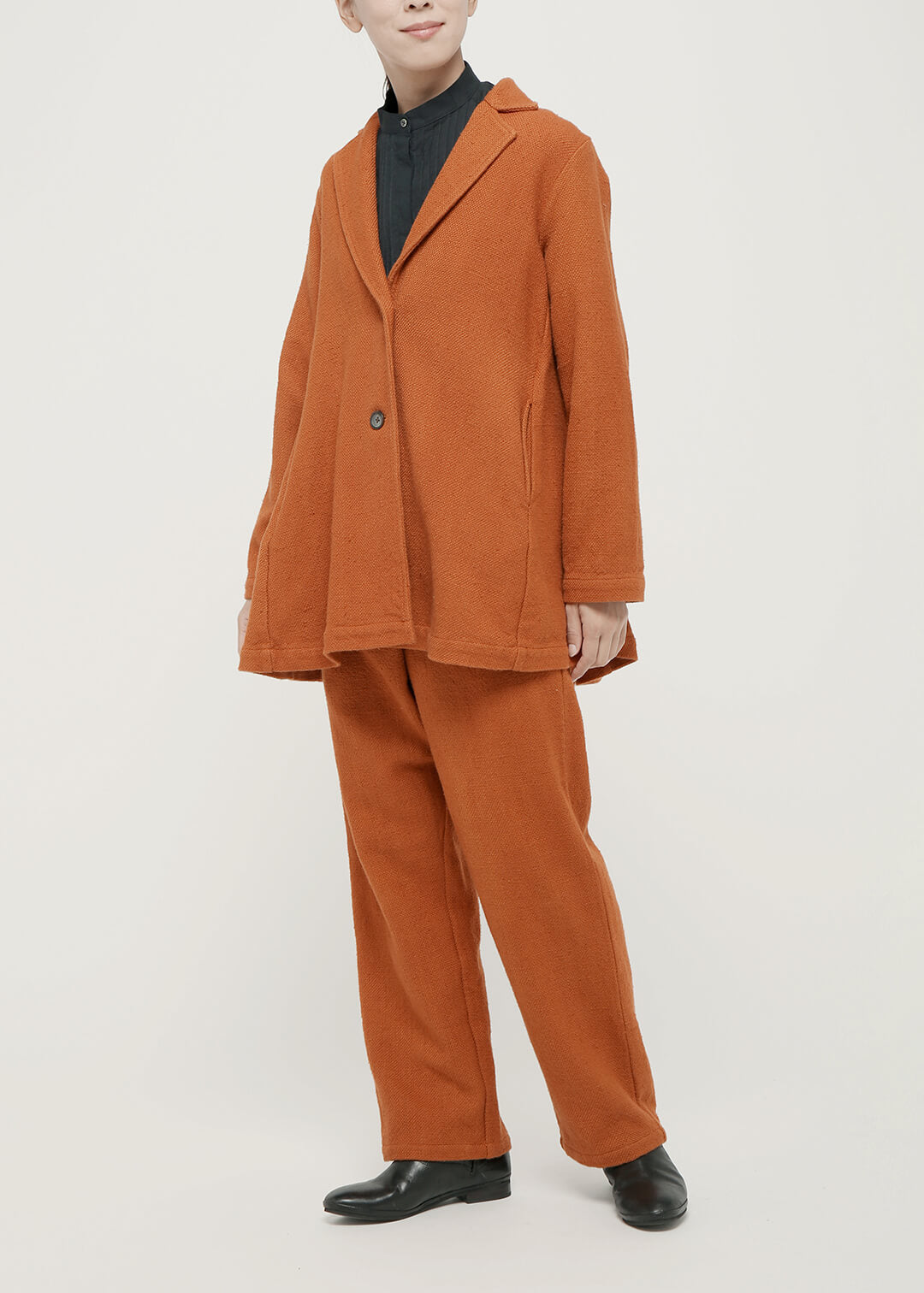 0 Khadi Flare Coat
