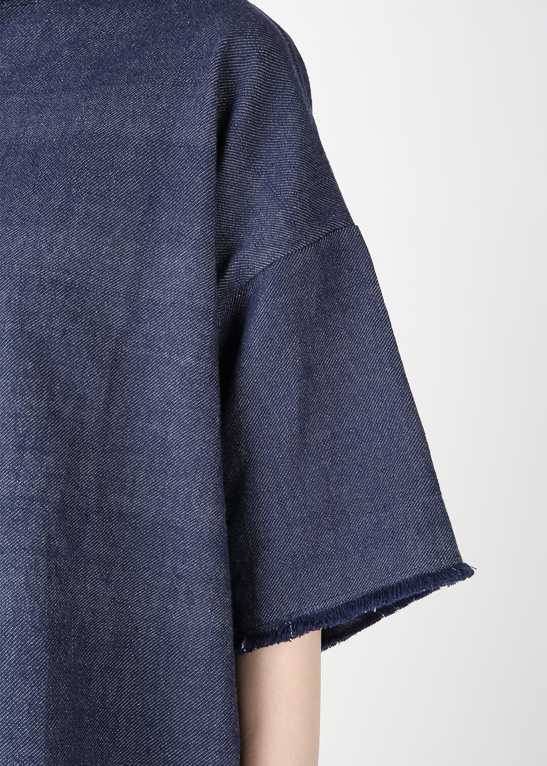 Rinne Zip-up Tops Recycled Denim