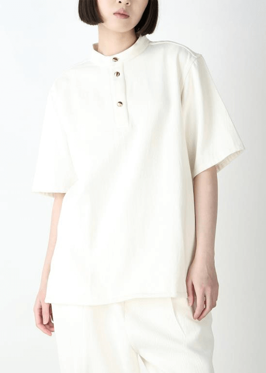 Kaname Henley Shirt 40tw Khadi