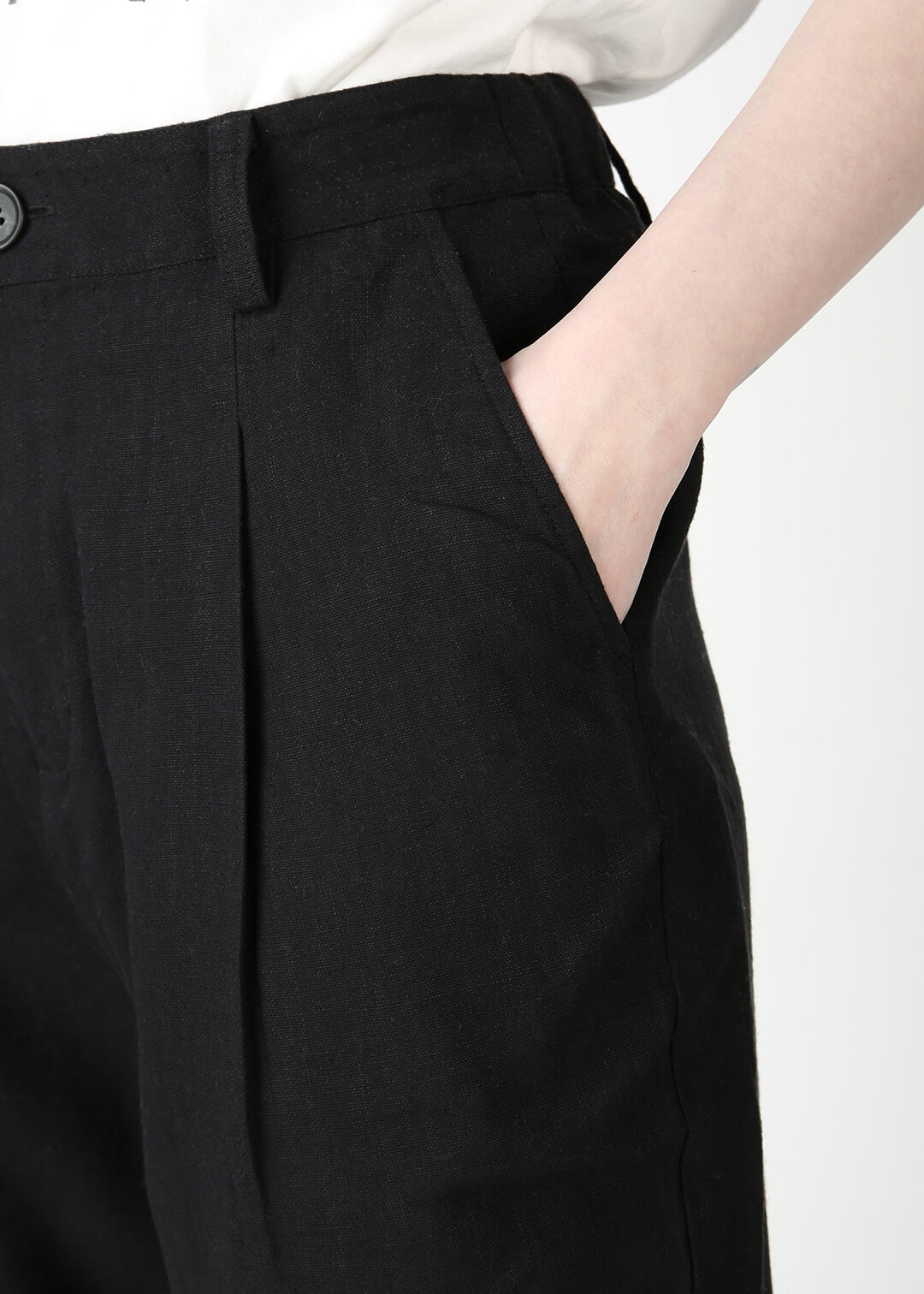 Kaname Half Pants Linen Khadi