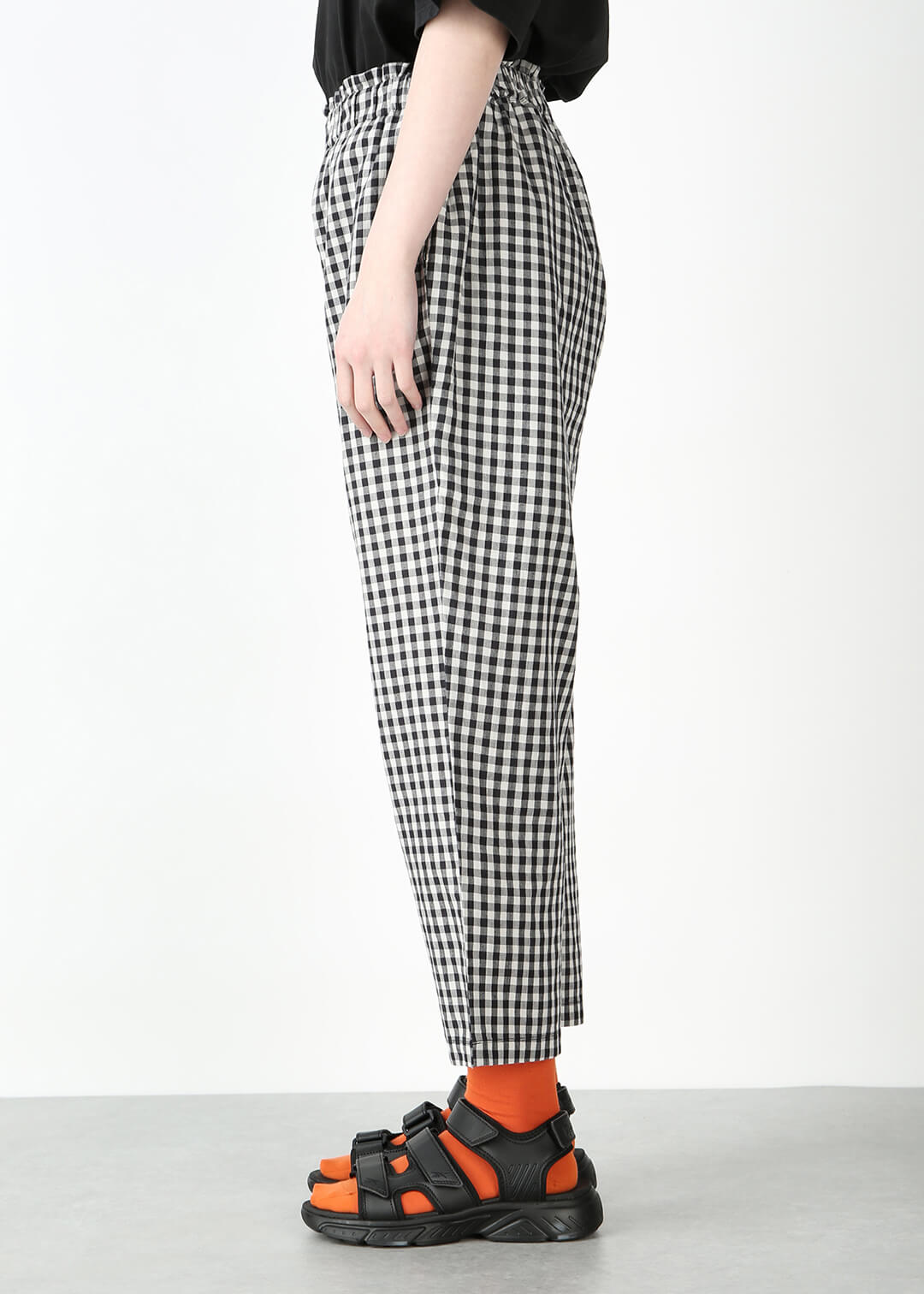 Kaname Relax Pants Gingham