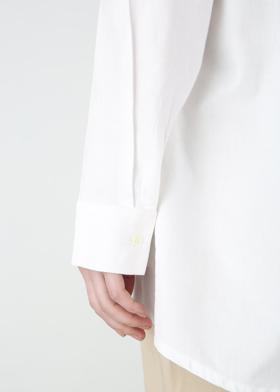 Kaname Big Collar Shirt 150tw Khadi