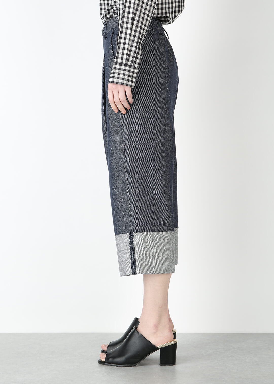 Rinne Half Pants Recycled Denim