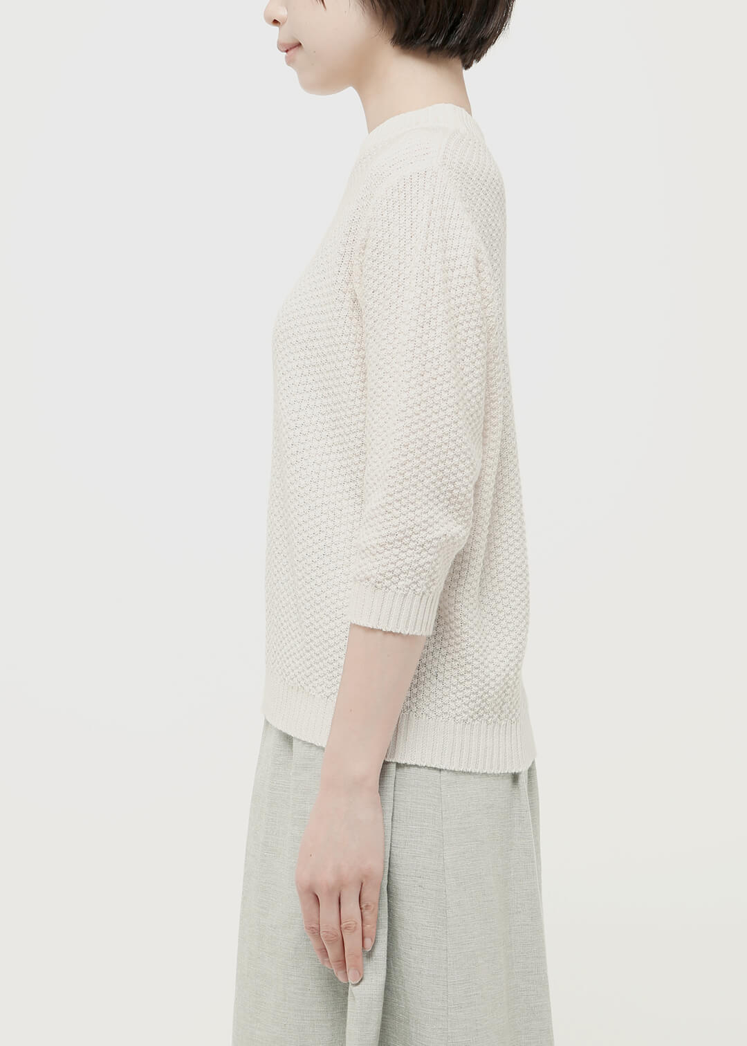 7gg Cotton Bubble Knit Pullover